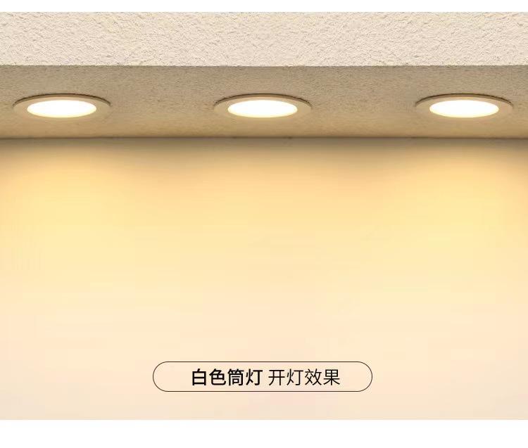 6W 8W 12W 18W LED Plafoniera Downlight Plafoniera Faretto da incasso a temperatura tricolore commerciale