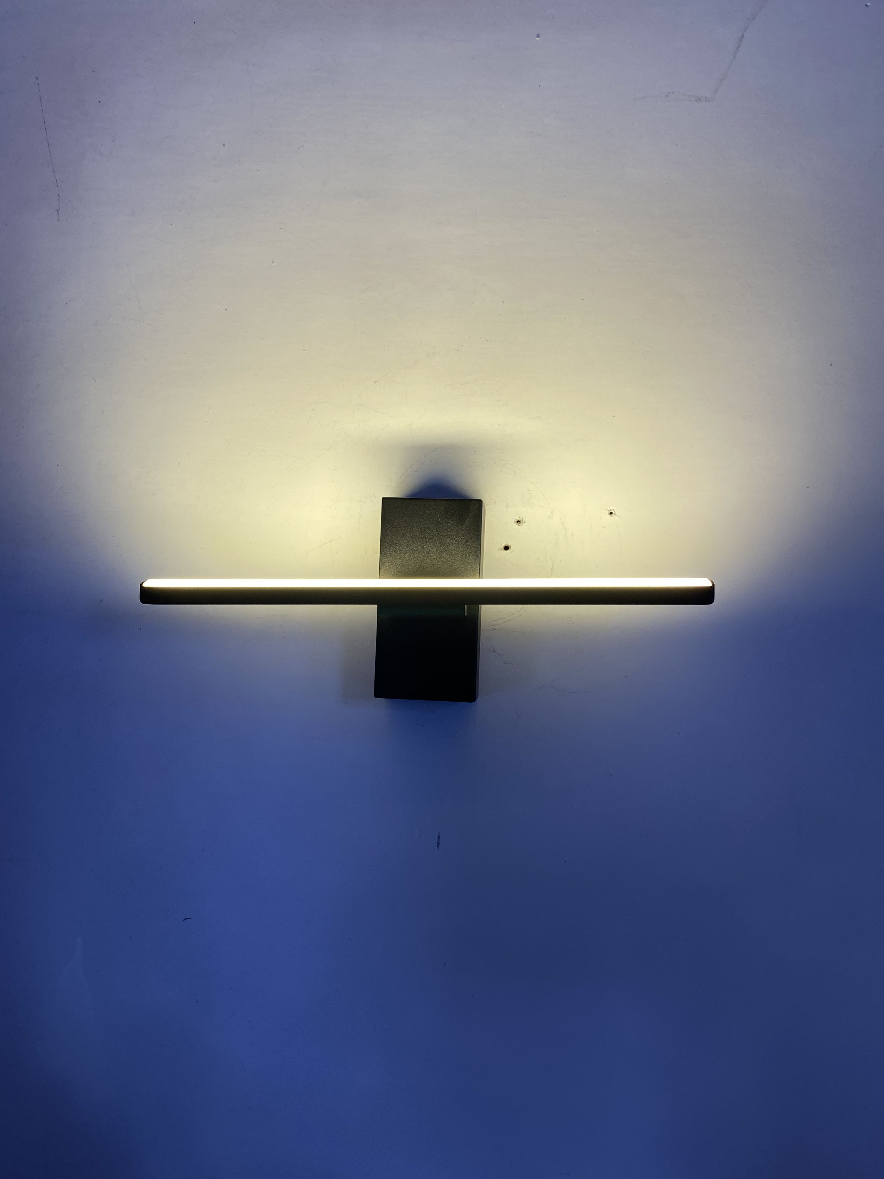 Lampade da parete moderne a LED 330 Camera da letto girevole 6W AC85V-265V Applique da parete Lampada nera Corridoio Decorazione per interni Illuminazione