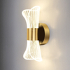 Lampada da parete in acrilico Moderno minimalista Soggiorno Camera da letto Comodino Corridoio Sfondo Applique da parete Illuminazione per interni Lampada da parete