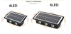 6LED applique da parete a energia solare applique da parete a LED impermeabili per esterni per cortile Street Landscape lampada da giardino lampada da parete per esterni solare
