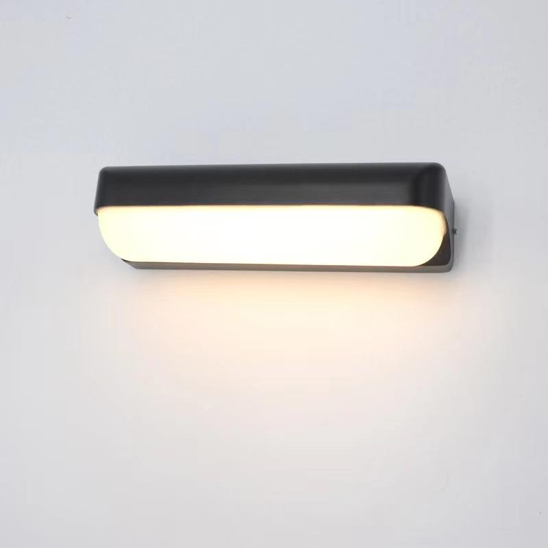 Lampada da parete per esterni a LED da 12 W. Applique da parete a led impermeabile, semplice corridoio, scale, luce da cortile, applique da parete per balcone, super luminosa