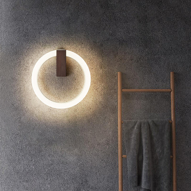 Moderna lampada da parete a LED Acrilico 85-265V Semplice camera da letto Sconce Soggiorno Comodino Scala Decorazioni per la casa Luci da parete per interni Cottage