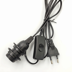 Portalampada CE Portalampada Base lampada in plastica E14 Spina tonda anello in plastica 301Dimmer interruttore 303 interruttore Spina lampada sale himalayano