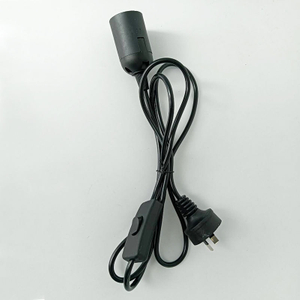 Materiale Portalampada impermeabile E27 Plastica Nero Bianco PVC Stile Gomma Colore Vite Origine Ferro Cooper Portalampada E27