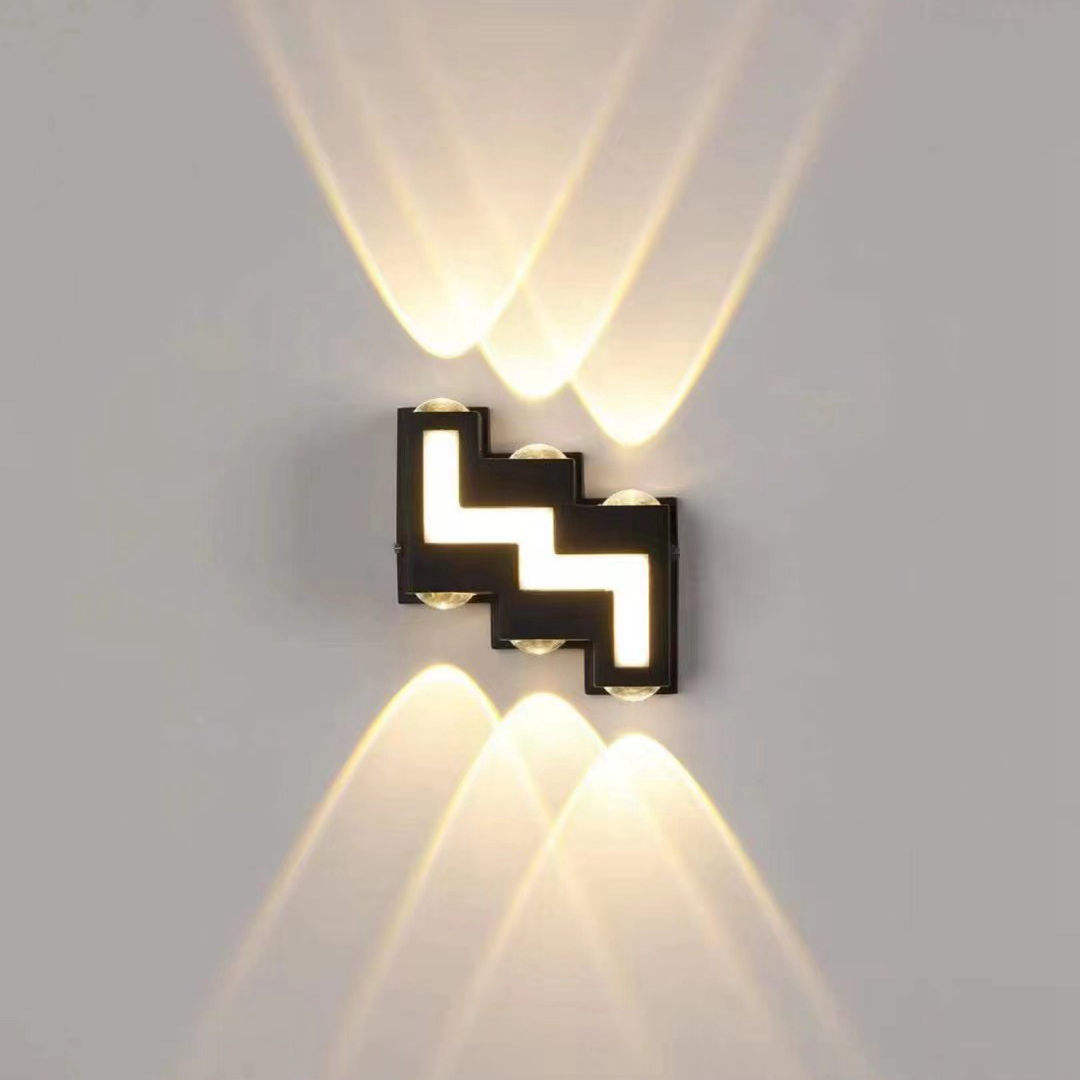Impermeabile AC85-265V Lampada da parete a LED a parete Lampade da parete per interni moderne nordiche Soggiorno Portico all'aperto