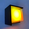 5W LED moderno a luce fredda RGB con controller su e giù per l'illuminazione Cube Sconce Lamp Fixture Mount Indoor Outdoor Lighting