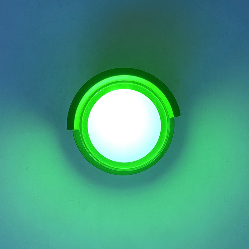 Nuova lampada da parete impermeabile in acrilico rotonda luce calda luce fredda RGB con decorazione controller moderna applique da parete