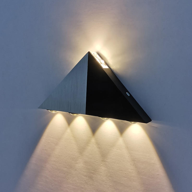 Hagood nuovo arrivo 5W triangolo decorativo applique da parete a led AC85-265V illuminazione per interni Fantasia scandinava Semplice vintage moderno
