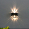Lampada da parete solare trasparente su e giù Lampada da esterno impermeabile per giardino domestico Terrazza Balcone Atmosfera Decor Light