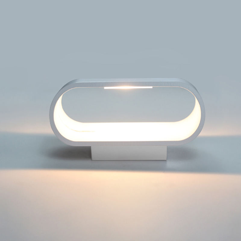 Nuova lampada da parete RGB in alluminio bianco 5W su e giù per interni Wandlamp colore fai da te con controller lampada da parete per interni lampada da parete RGB