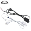 Vendita calda 301 Interruttore a pulsante dimmerabile Cavo spina europea 301 interruttore dimmer Spina americana Cavo AC110-220V 1,8 m