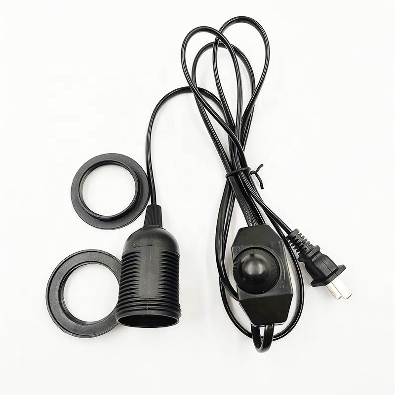 110V 220V 301 Interruttore dimmer Interruttore dimmerabile E26 E27 Spina filo elettrico Interruttore Filo 0,75 mm 0,5 mm 0,35 mm Portalampada E26
