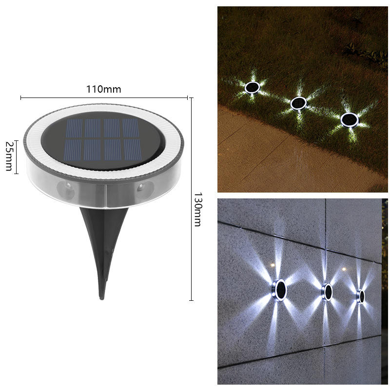 Sensore di movimento moderno Sicurezza Energia Emergenza Impermeabile Giardino Lampada solare domestica Lampada da parete a luce solare per esterni alimentata a energia solare