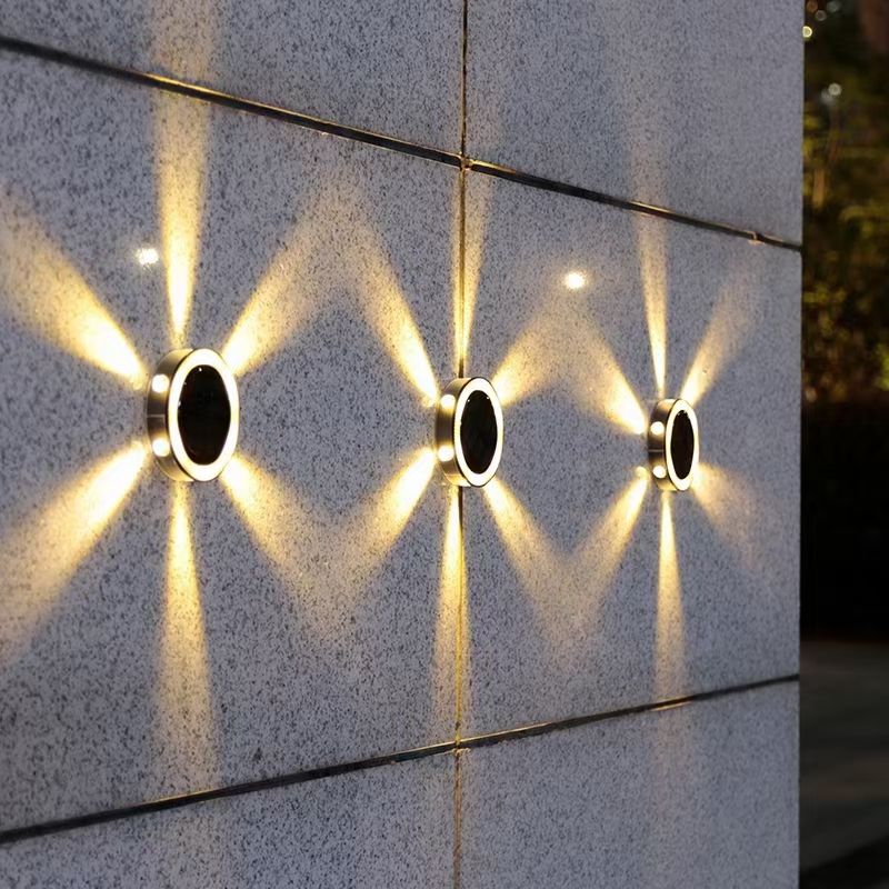 Sensore di movimento moderno Sicurezza Energia Emergenza Impermeabile Giardino Lampada solare domestica Lampada da parete a luce solare per esterni alimentata a energia solare