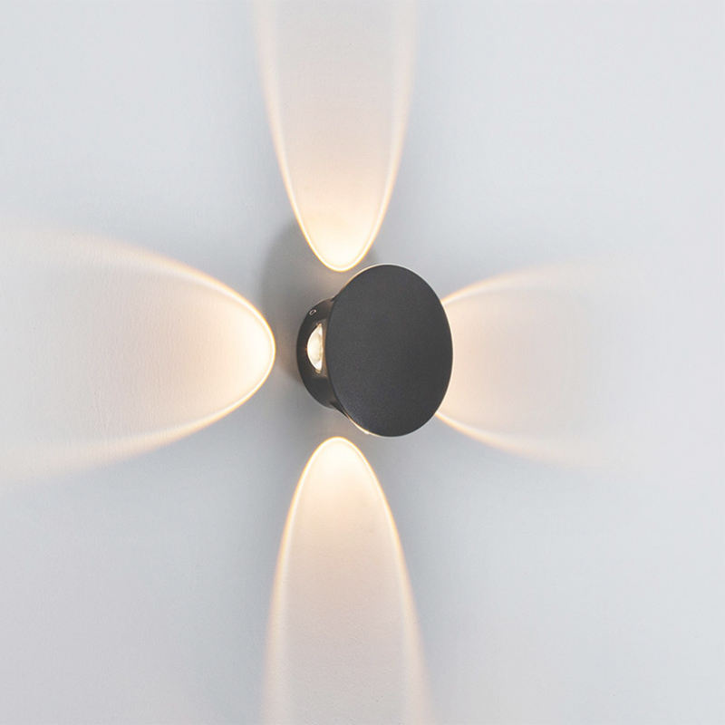 Nuovo applique da parete a led moderno minimalista per esterni americano soggiorno lampada da parete impermeabile a prova di umidità