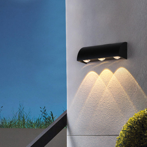 3W 6W Moderna semplice esterna impermeabile IP65 LED lampada da parete lampade da giardino applique da parete prezzo di fabbrica