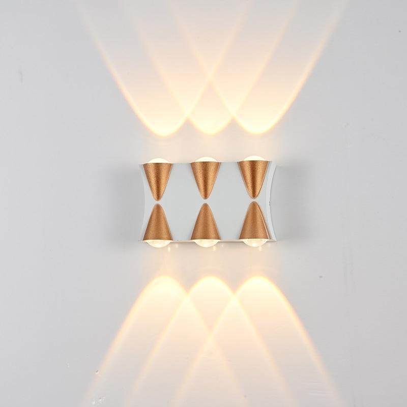 LED Impermeabile IP65 Lampada da parete da giardino Lampada da parete a LED decorativa per interni ed esterni
