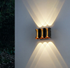Lampade da parete in vetro da giardino Lampada da esterno per esterni Retro IP65 LED impermeabile per portico di casa Corridoio GatewayGate Patio
