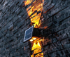 4LEDSolar applique da parete per esterni applique da parete a LED impermeabili per cortile Street Landscape Garden Decor lampada lampada da parete per esterni solare