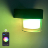 Lampade da parete a LED intelligenti 10W Outdoor Tuya Wifi Cube RGB App Dimmerabile Applique da giardino impermeabile Alexa Google Home Applique da parete in acrilico