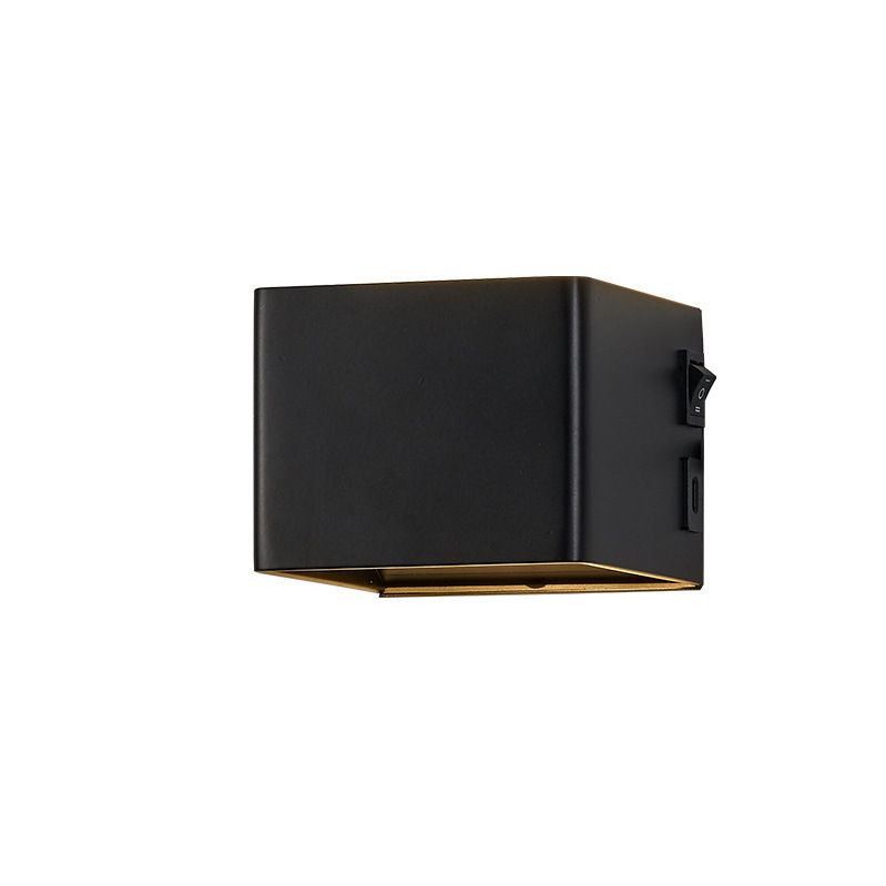 Luci da parete ricaricabili USB Illuminazione per sensore di movimento per interni per la casa Lampada da comodino per camera da letto Corridoio Lampada da parete per scale
