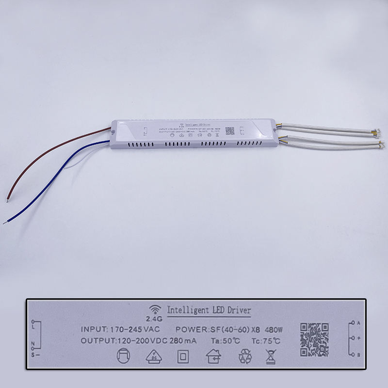 Trasformatori di illuminazione a LED a 8 vie 480 W 576 W Alimentatore driver 2.4G Driver led dimmerabile Driver adattatore led sicuro di alta qualità