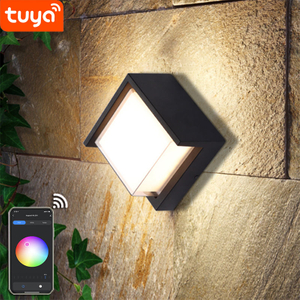 Lampada da parete per esterni RGB IP65 applique da parete impermeabile per interni esterni Illuminazione da giardino Tuya App Control Lighting
