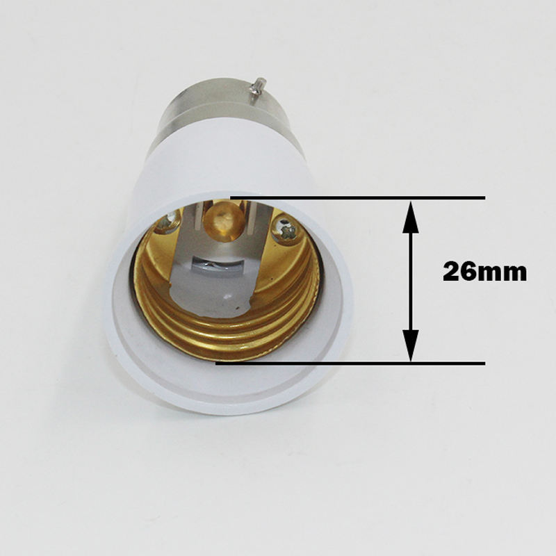 E27 a B22 Presa Accessori per l'illuminazione Presa di base Convertitore adattatore per lampadina a LED Lampadina a vite a baionetta