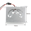 Lampada da parete a farfalla 3W LED Sconce Led a parete in alluminio leggero per corridoio Camera da letto Corridoio Portico Bar Sfondo Apparecchio di illuminazione