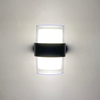 Lampada da parete 10 * 2W Lampada da parete a LED 2.4G a parete a tre temperature di colore con lampada da parete impermeabile in acrilico con telecomando