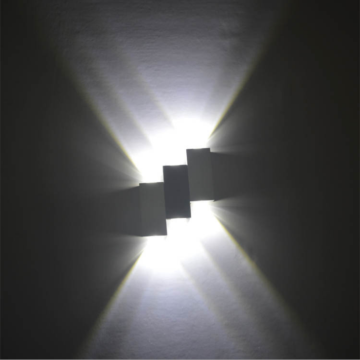Lampada da parete a LED su e giù per scale Riparo da parete Fornitura di fabbrica 6W Lampade da parete per interni in alluminio Fabbricazione decorativa ILLUMINAZIONE