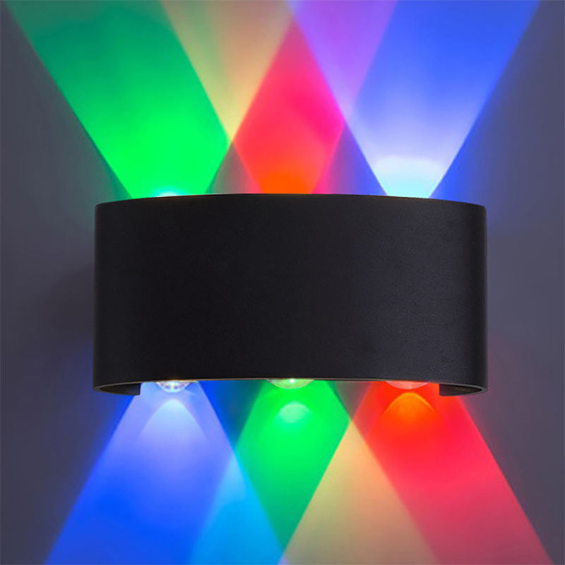 Prezzo di fabbrica economico Ip65 Applique da parete impermeabile Lampada da bagno a led nera Sconce per il 100% di sicurezza