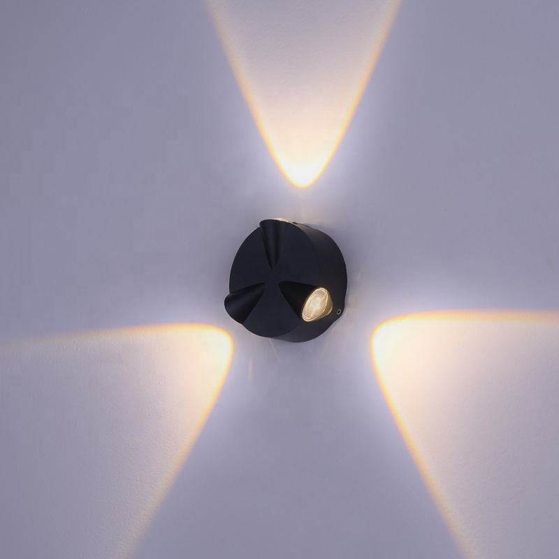Lampada da parete a LED Lampada da parete per esterni impermeabile Portico Giardino Camera da letto Coperta Moderna Nordic Sconce Apparecchio 2/4/6/8/10 / 12W AC85-265V