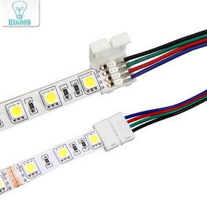 Connettore striscia LED 2 pin 8mm con connessione senza fili Non è necessario saldare / connettore per saldatura per striscia led 3528/5050