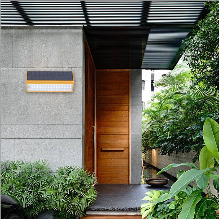 Luce solare a LED Lampada solare per esterni Lampada da parete Luce solare ad energia solare impermeabile per la decorazione del giardino Corridoio Hotel Cafe Recinzione