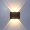 Lampada da parete a led ovale nera 4W Illuminazione esterna impermeabile per portico da giardino