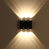 Lampada da parete moderna IP65 Illuminazione per esterni Lampada da parete a LED da 8W impermeabile per interni Soggiorno Corridoio Parco Paesaggio Luce da giardino