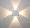 Lampada da parete a LED da esterno 4W su e giù in alluminio Applique da parete da giardino a LED