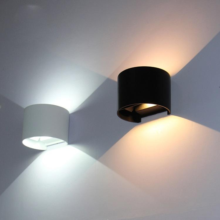 Nuovo articolo ad angolo regolabile Lampada da parete a led impermeabile 6W 12W per la casa all'aperto