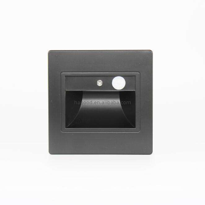 Prezzo di fabbrica economico Rilevatore di movimento PIR + sensore di luce LED da incasso per scale con prezzo