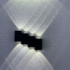 Lampada da parete a LED per esterni su e giù in alluminio Decora la luce del portico della camera da letto dell'applique da parete