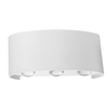 Hagood White 6W Led Applique da parete Migliore illuminazione da giardino per esterni impermeabile