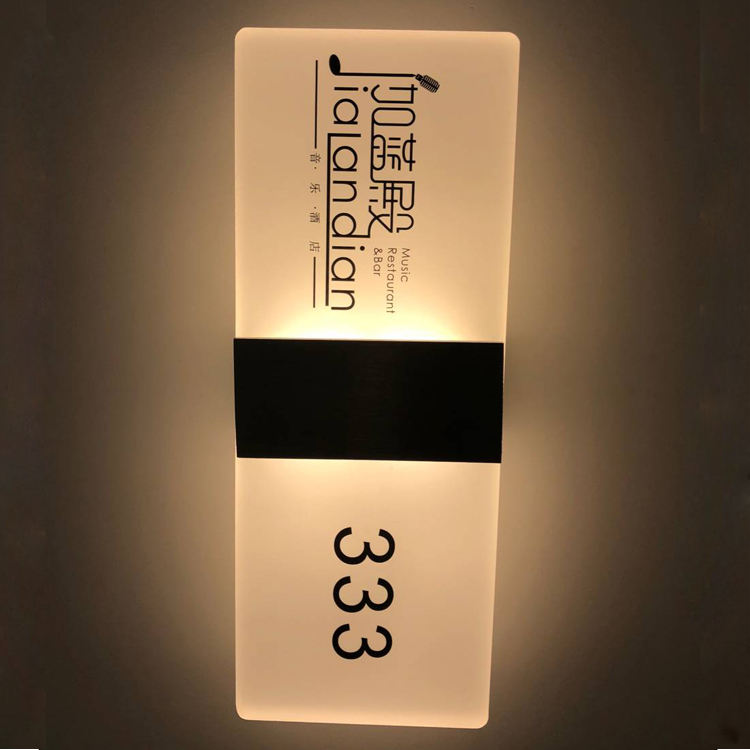 2023 Nuovo arrivo Applique da parete a LED per interni Applique per hotel