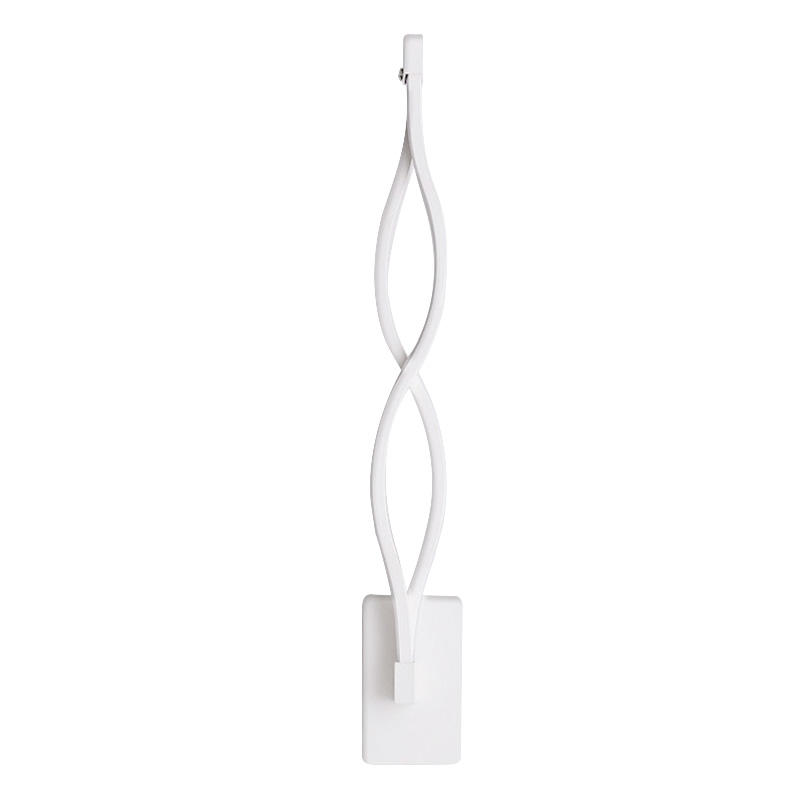 16W Decorazione moderna della casa Forma dell'onda Alluminio Su Giù Lampada da parete a LED Applique da parete a LED per interni Luce ghirlanda natalizia