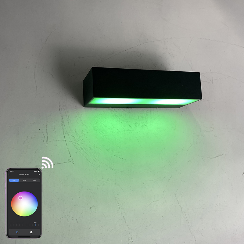 Lampada da parete intelligente lampada da parete a led controllata da app luci a led da parete per interni luci da parete per interni luci a led interruttore della luce controllato da app