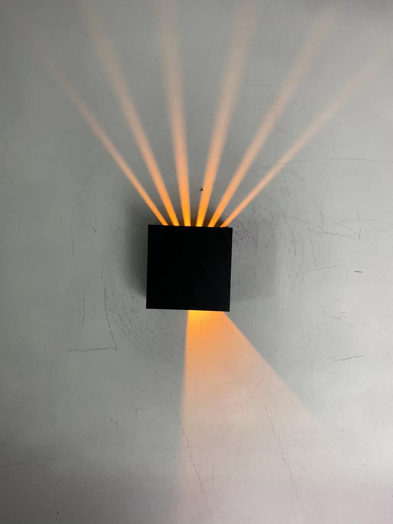 Lampada Da Parete 6W A 6 Fasci Di Luce Led Estetica Applique Da Parete A Led Moderna Lampada Da Parete A Led Per Esterni Applique A Led Da Parete Per Interni