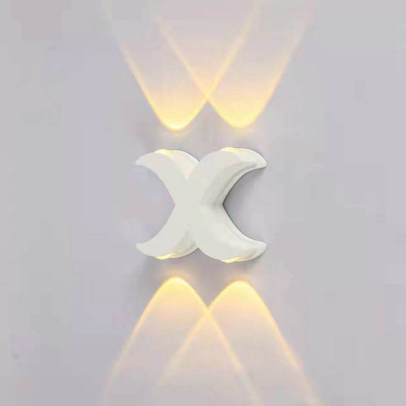 Illuminazione a led da parete per esterno Applique da esterno moderne a led Lampada personalizzabile privatamente