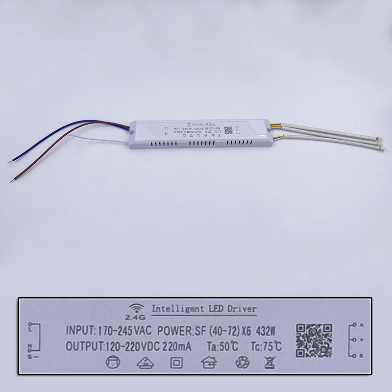 Trasformatori di illuminazione a LED a 6 vie 300-432W Driver 2.4G Driver a tre temperature di colore Alimentatore di alta qualità Sicuro Driver adattatore led