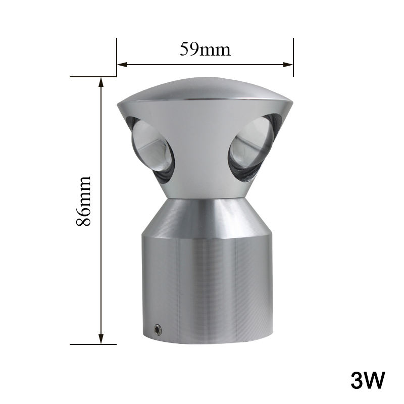 lampada a led decorativa 3w Mushroom lampada da parete e luce notturna per interni