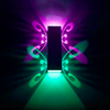 6W moderna applique da parete a LED Up Down Lighting Cube Sconce Lamp Fixture da parete per interni Butterfly Lighting Decoration